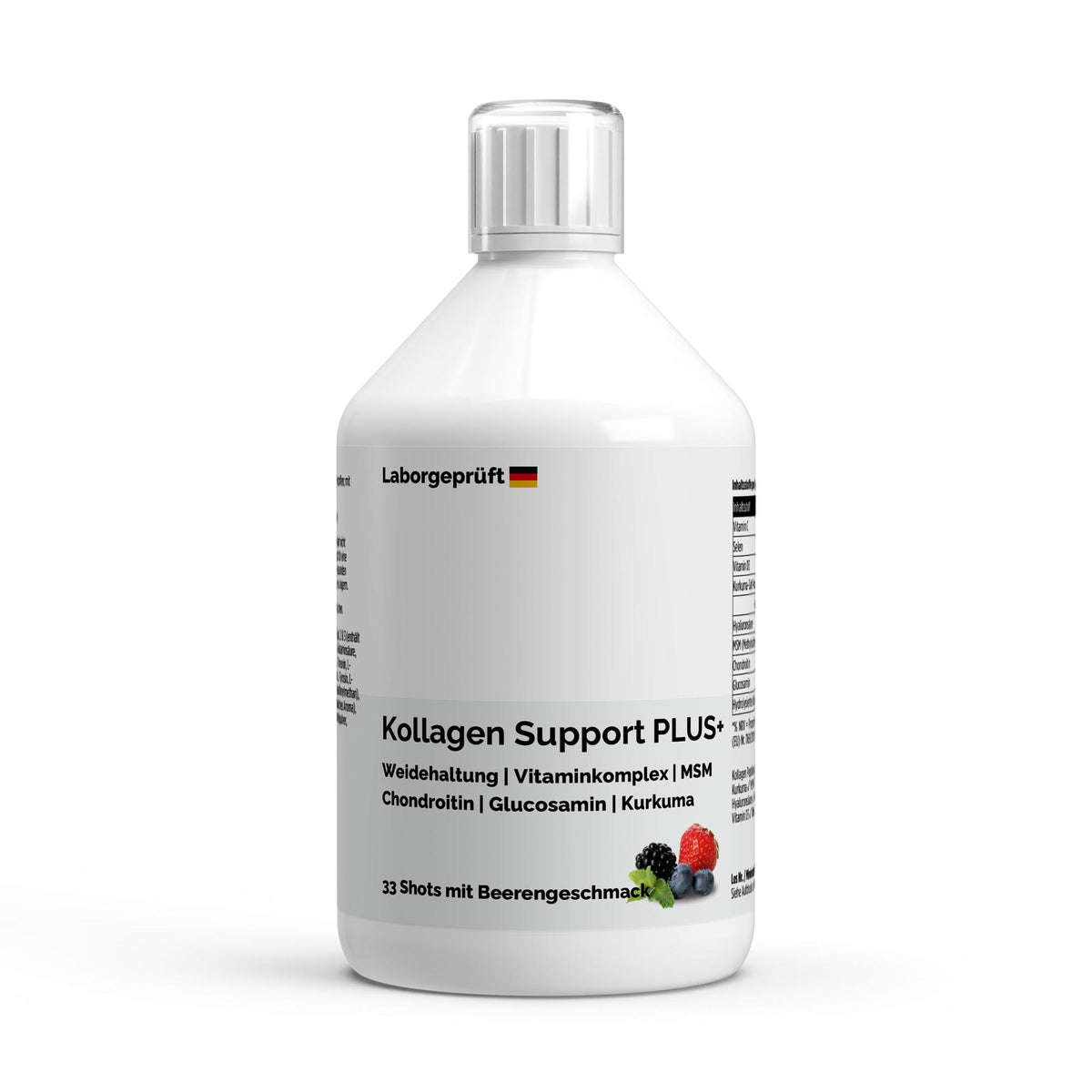 Collagen Support PLUS+ Shots Wild Berry - 500 ml