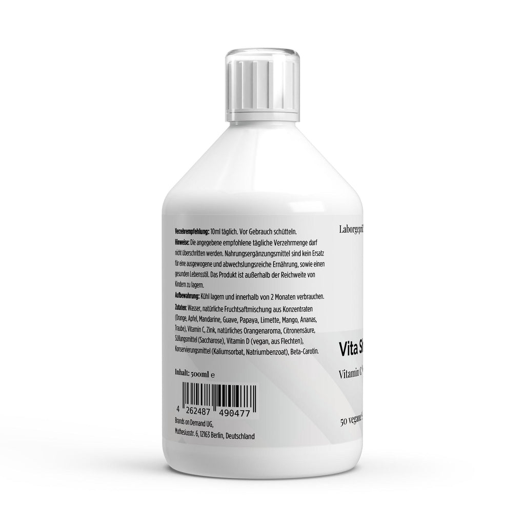 Vita Shield PLUS+ Immune Shots Orange - 500 ml