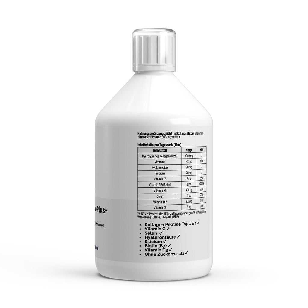 Kollagen Marine Plus (1500 DA) + - 50 Shots - Wildbeere - 500ml