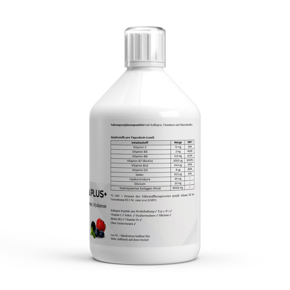 Collagen Vital PLUS+ Shots Wild Berry - 500 ml