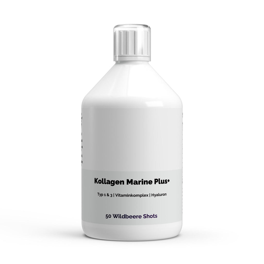 Kollagen Marine Plus (1500 DA) + - 50 Shots - Wildbeere - 500ml